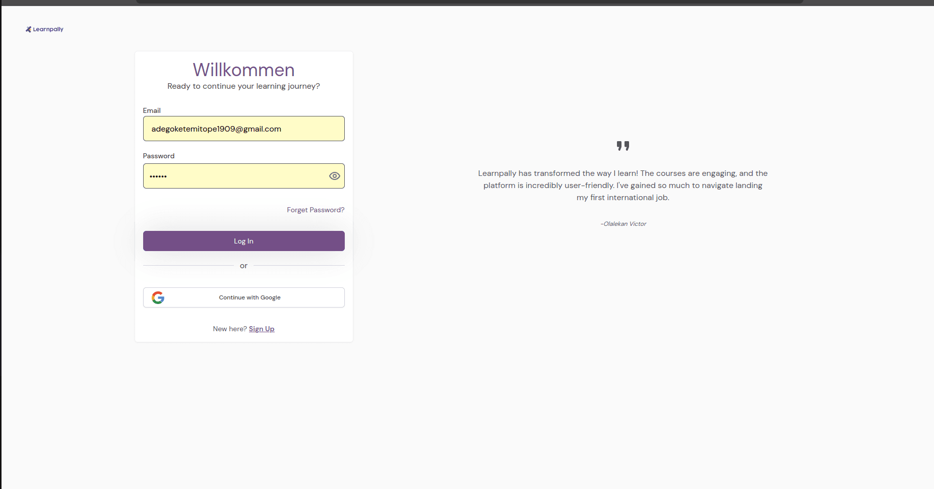 Learnpally Platform
